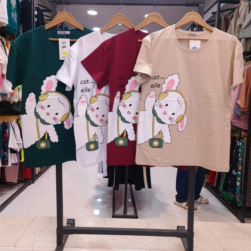 تیشرت ململ زنانه – برند کوکتین