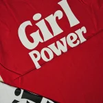 تیشرت قواره پنبه girl power 2824 - تصویر 2