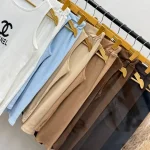 ست تاپ شلوارک شنل2864 - تصویر 4