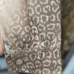 شومیز باکسی پلنگی 2863 - تصویر 5
