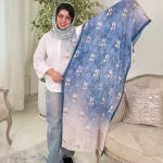 شال برشکا رنگی طرحدار2875