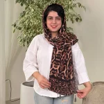 شال برشکا طرح پلنگی2875