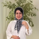 روسری برشکا پاپیون رنگی2878