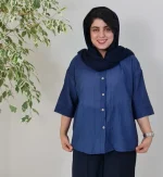 شومیز باکسی ایوا 3252 - تصویر 6