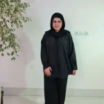 شومیز مانتویی نگینی3302