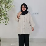 مانتو بلند قواره دار3204 - تصویر 2