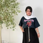 تیشرت باکسی فلفل ترندی3327 - تصویر 4