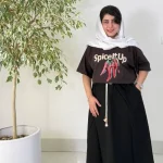 تیشرت باکسی فلفل ترندی3327 - تصویر 6