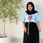 تیشرت باکسی فلفل ترندی3327 - تصویر 8