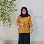 شومیز باکسی ایوا 3252 - تصویر 3