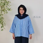 شومیز باکسی تک جیب3360 - تصویر 4