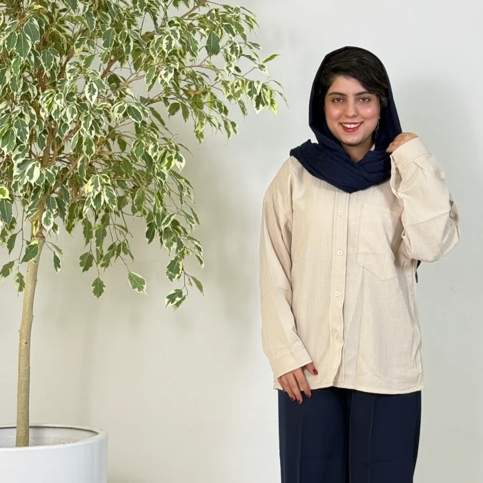 شومیز  تک جیب3358 - تصویر 10