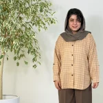 شومیز چهارخونه3363 - تصویر 2