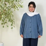 شومیز چهارخونه3363 - تصویر 4
