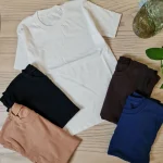تیشرت یقه گرد قواره دار3415