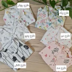 شومیز گرهی طرحدار 3470 - تصویر 2