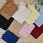 شومیز باکسی پانچ3448 - تصویر 2