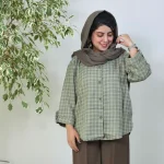 شومیز بیسکوییتی3507 - تصویر 3