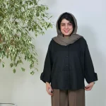 شومیز بیسکوییتی3507