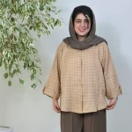 شومیز بیسکوییتی3507 - تصویر 6