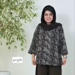 ست شومیز شلوار پلنگی3513 - تصویر 2