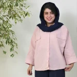 شومیز باکسی پانچ3448 - تصویر 7